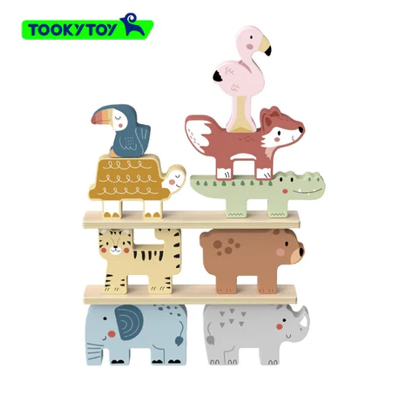 Stacking Animals, Wooden Balance Game - Image 2
