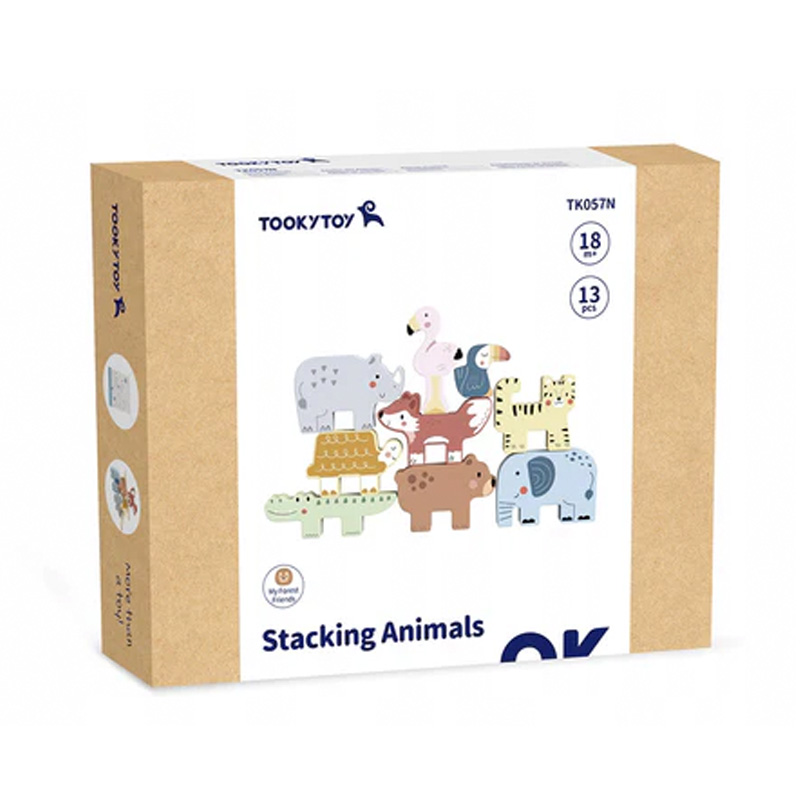 Stacking Animals, Wooden Balance Game - Image 4