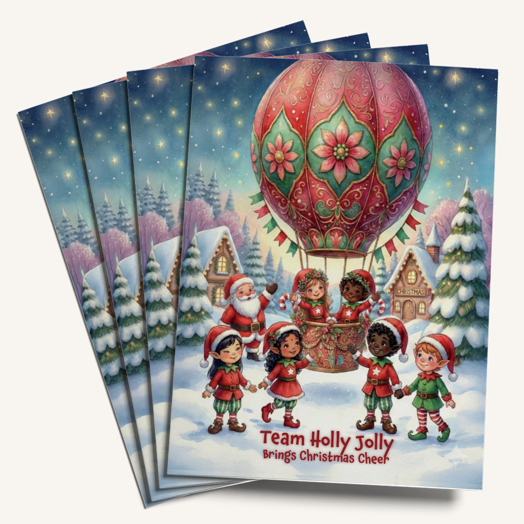 Holly Jolly Brings Christmas Cheer, Handmade Christmas Storybook International - Image 5