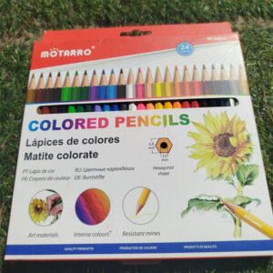 Motarro 24 coloured pencils for drawing, colouring and creative projects